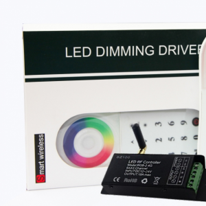 Multi-zonu RGB radio kontrolleris-dimmers + vadības pults
