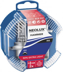 NEOLUX H4 EXTRA LIGHT 4008321756800 Halogēna spuldzes